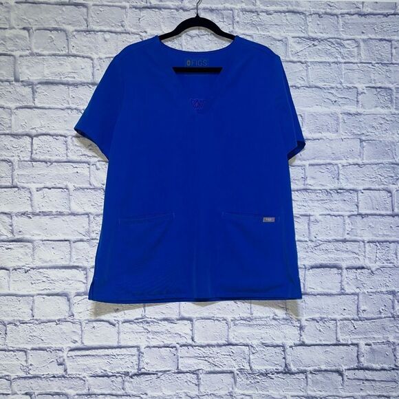 Figs royal blue scrub top xl - Picture 10 of 10
